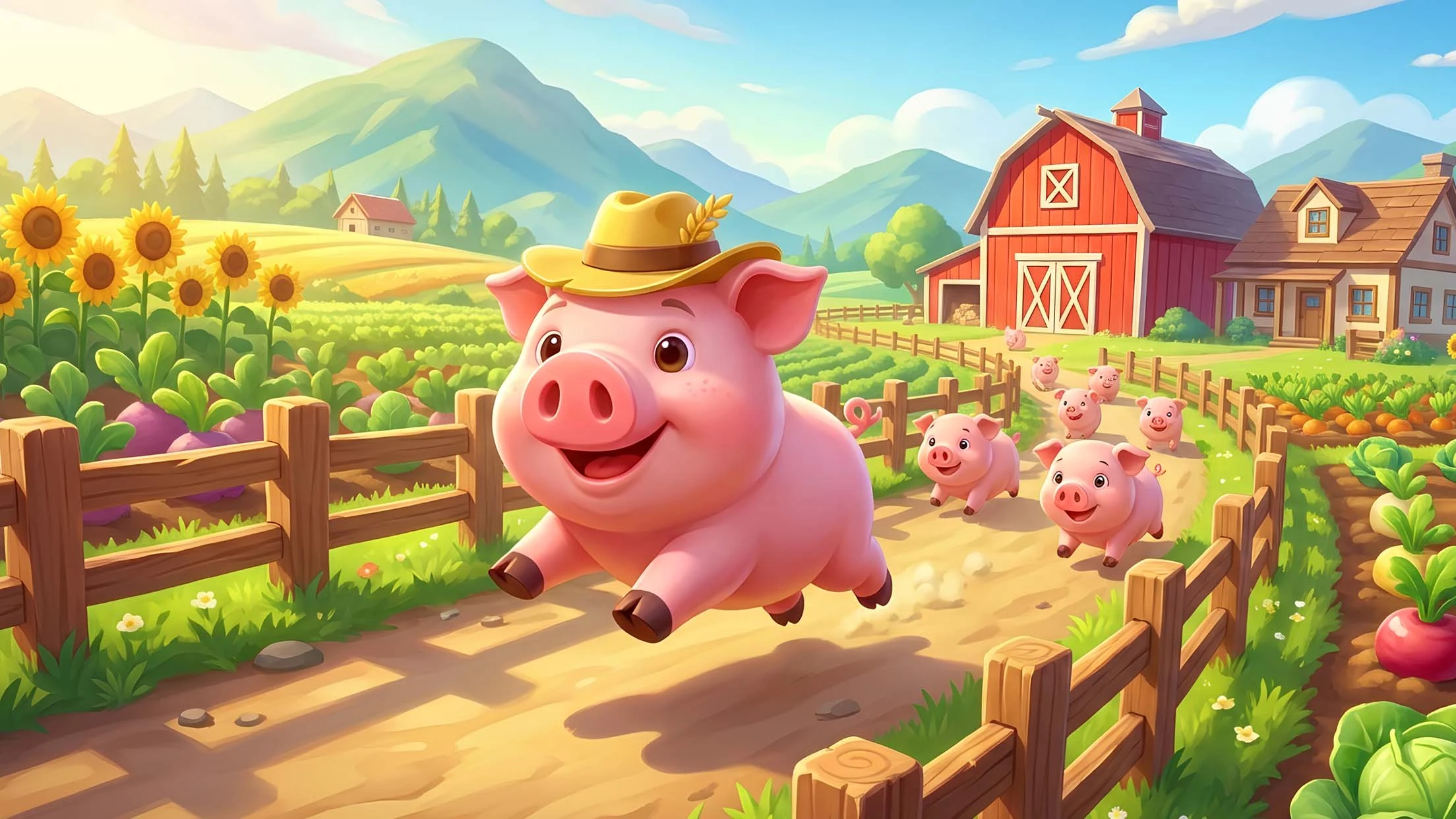 Piggy Escape: Pig Jam Farm screenshot