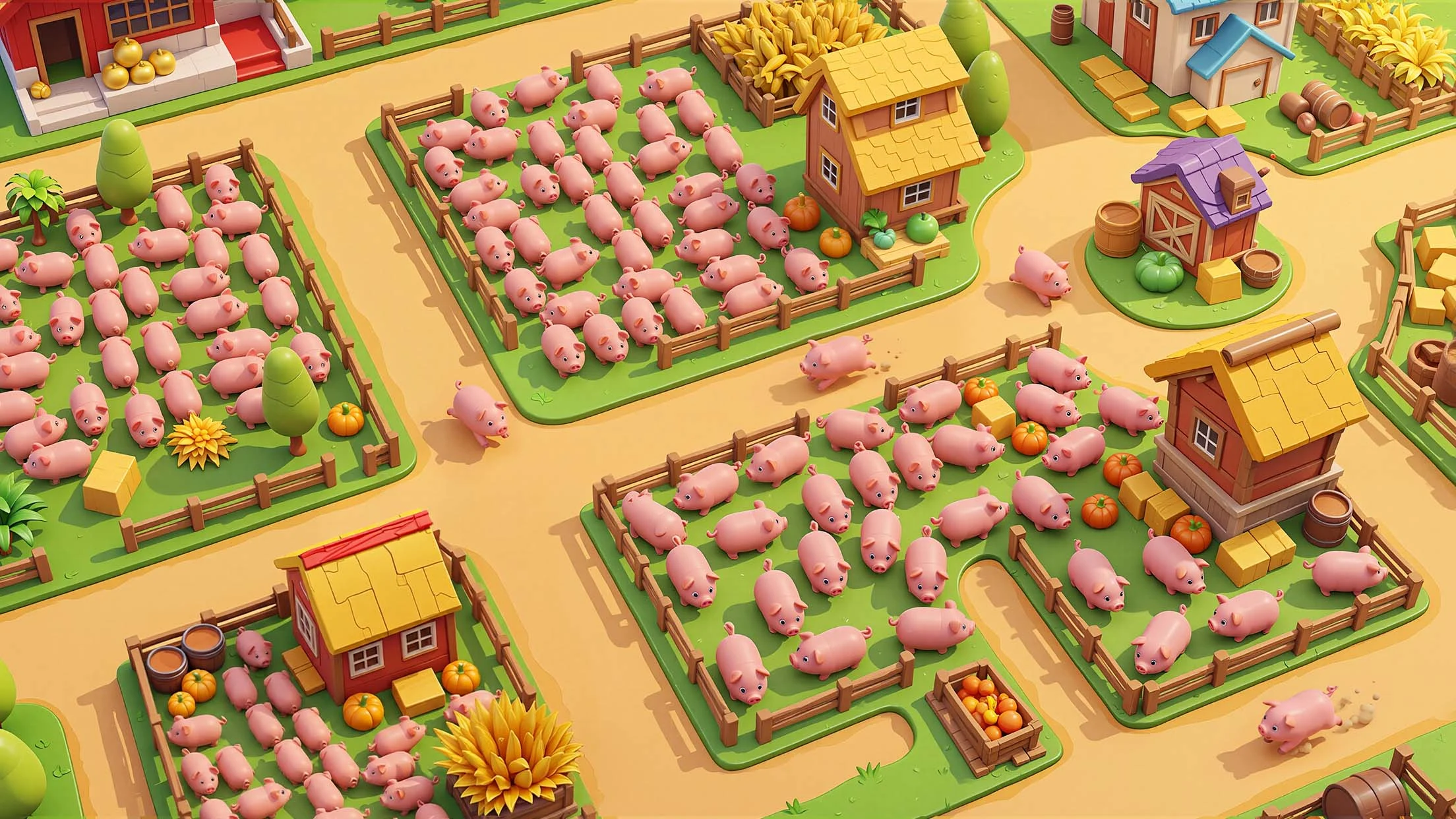 Piggy Escape: Pig Jam Farm screenshot